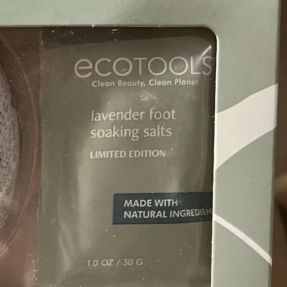 Ecotools Cleanse Kit Shower Gloves Body Brush Pumice Stone Foot Soak NWT